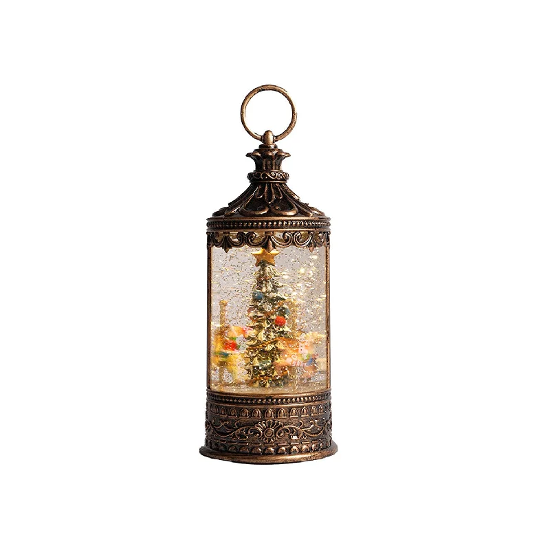 Vintage christmas Musical Lantern - 25 cm