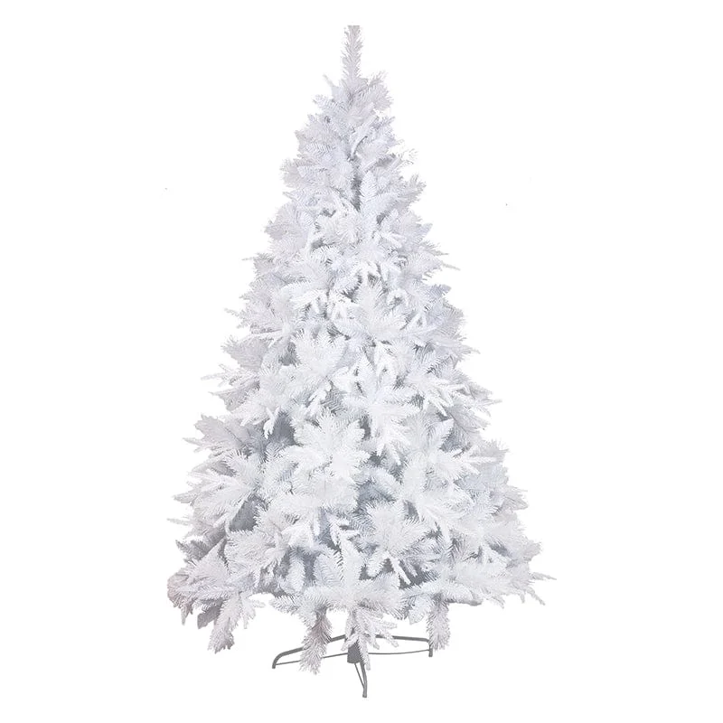 White Snow Capped Christmas Tree 1228 Tips 7ft (210cm)