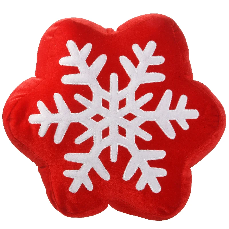 14 in. General Store Collection Snowflake Pillow