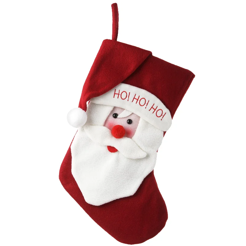 18 in. General Store Collection Ho! Ho! Ho! Santa Stocking