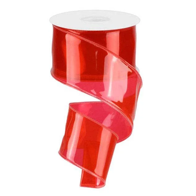 2.5" Poppy Red Jelly Ribbon