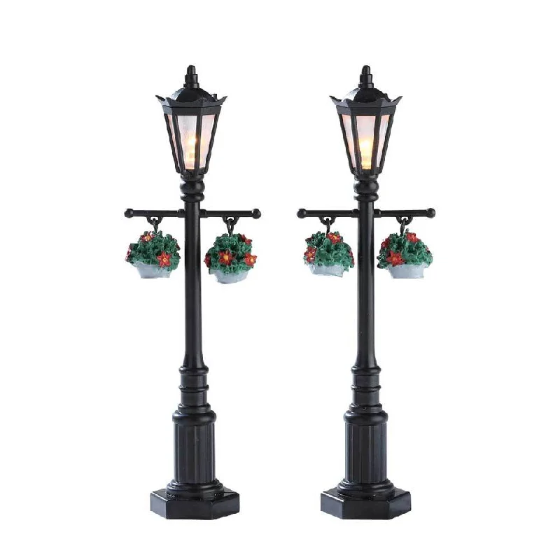 Lemax General Collectibles Accessory: Old English Lamp Post, Set of 2 #74231