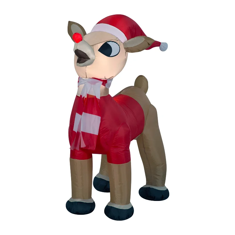 3.5 ft. Inflatable Rudolph the Red Nosed Reindeer