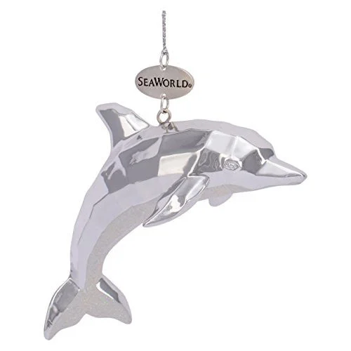 SeaWorld Silver Dolphin Ornament