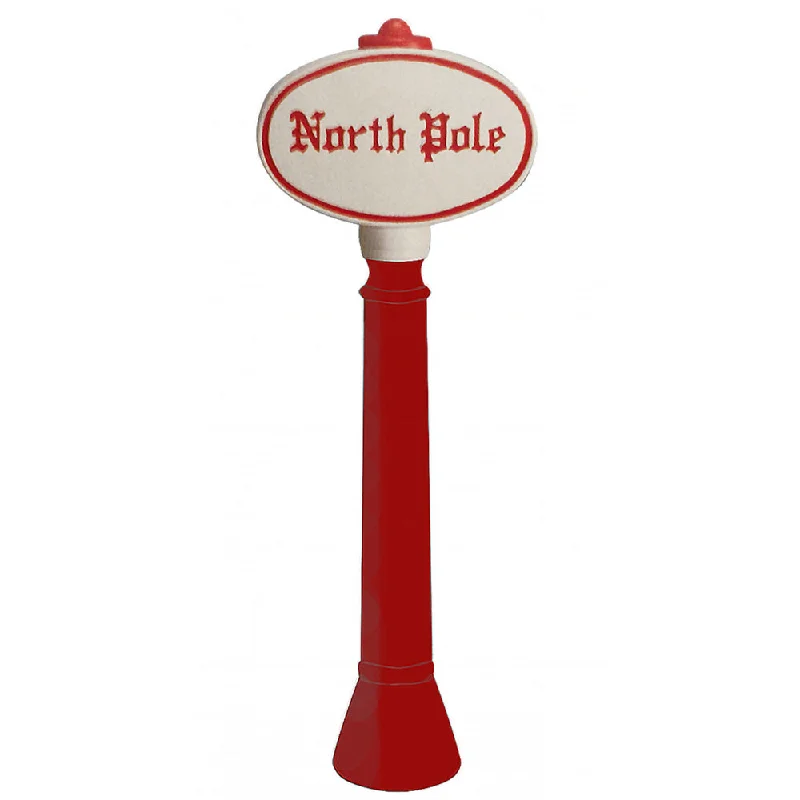 45" North Pole Sign Blow Mold Christmas Decoration