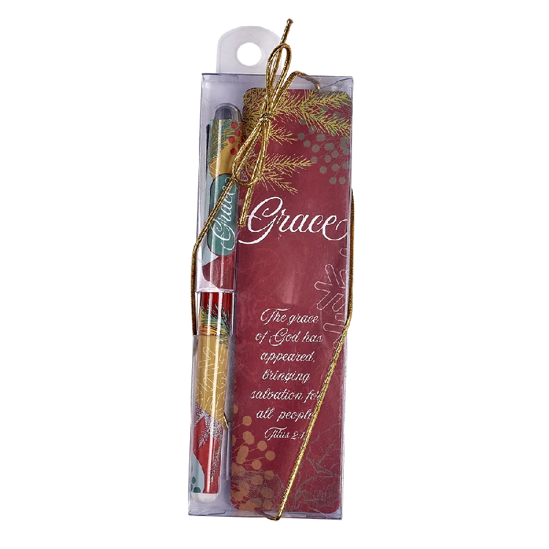 Pen & Bookmark Gift Set - Embracing the Gift of God's Grace