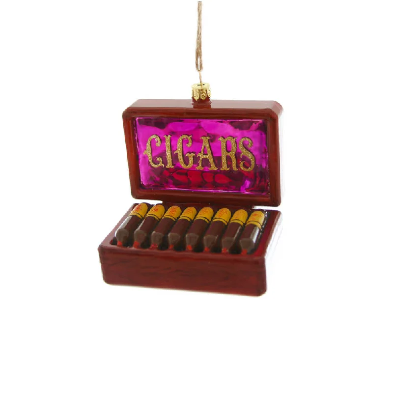 Box of Cigars Ornament 3.5"