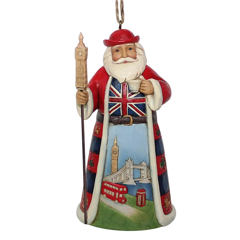 British Santa Ornament - Jim Shore