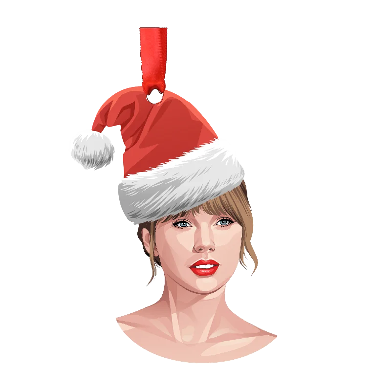 Christmas Taylor Swift Wooden Ornament