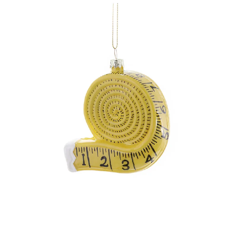 Cloth Measuring Tape Ornament 3.5"