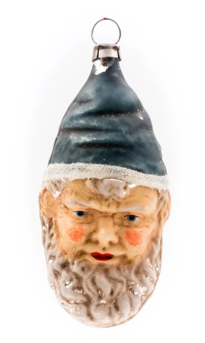 Dwarf with Blue Hat Ornament by Marolin Manufaktur