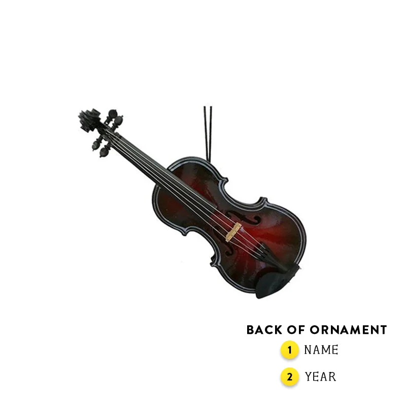 Personalized Fiddle Ornament