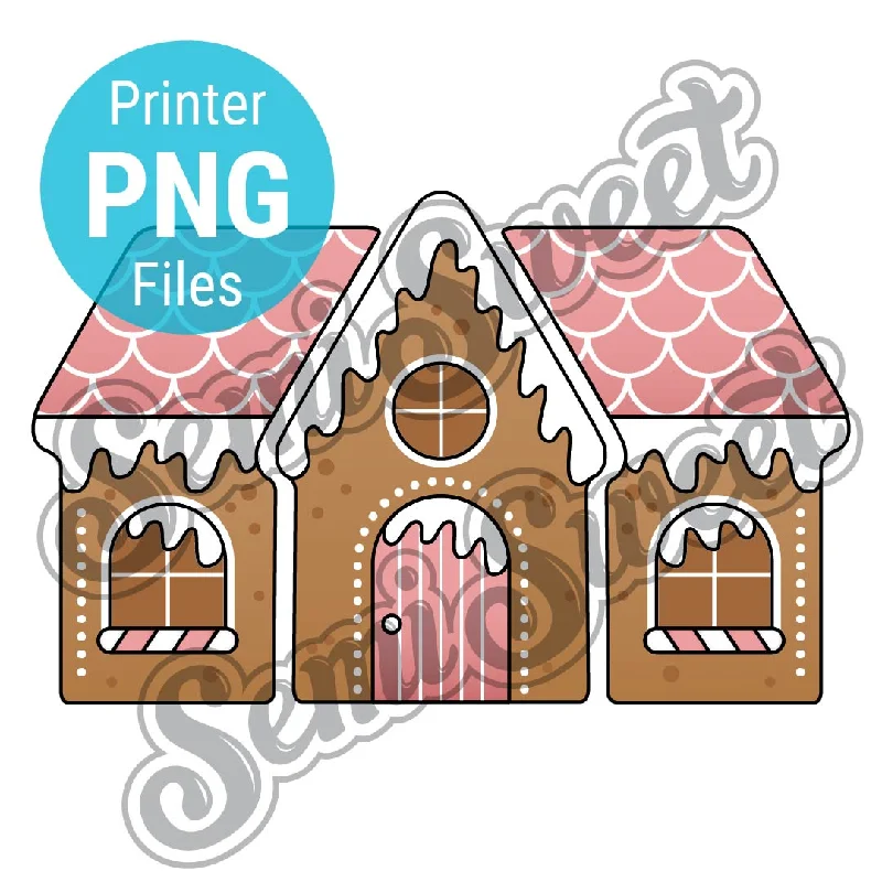 Gingerbread House Set - PNG Images