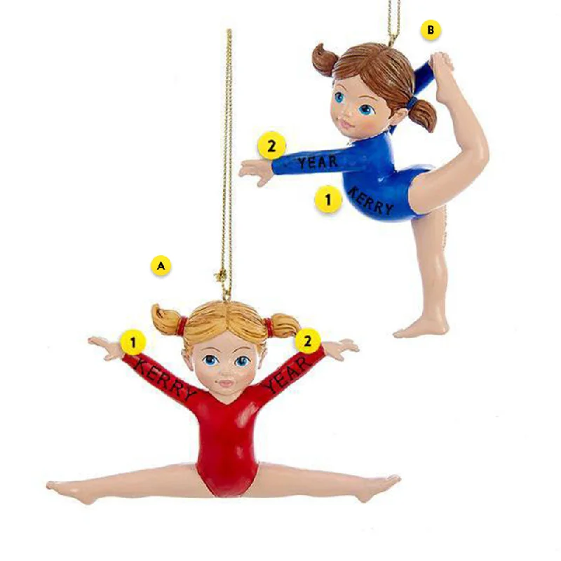 Personalized Gymnast Ornament