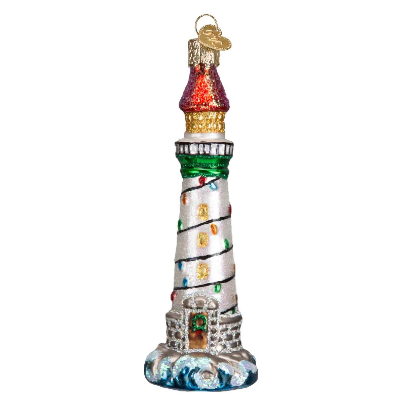 Holiday Lighthouse Ornament - Old World Christmas