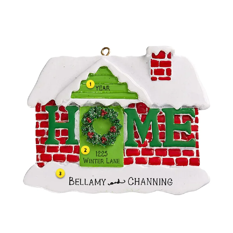 Personalized Christmas Home Ornament