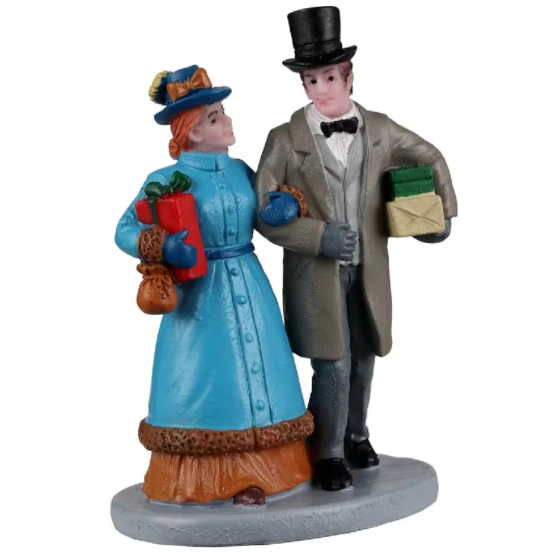 Lemax Caddington Village Figurine: Christmas Shopping Date #22144