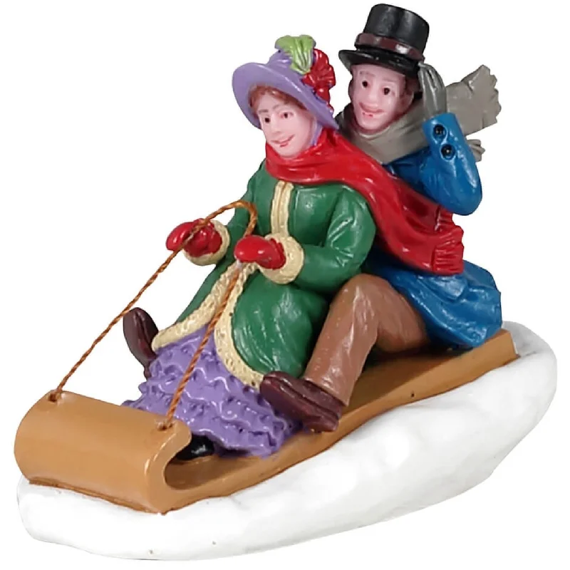 Lemax Caddington Village Figurine: Victorian Toboggan Ride #12033