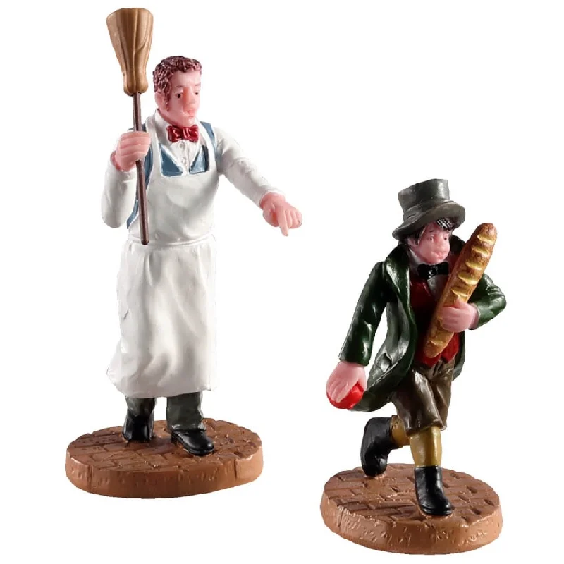 Lemax Caddington Village Figurines: Artful Dodger, Set of 2 #02947