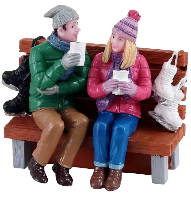 Lemax General Collectibles Figurine: Hot Cocoa Drinkers #12046