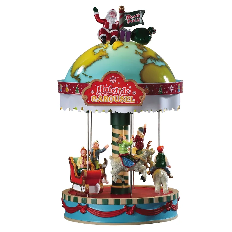 Lemax Carnival Sights & Sounds: Yuletide Carousel #94525