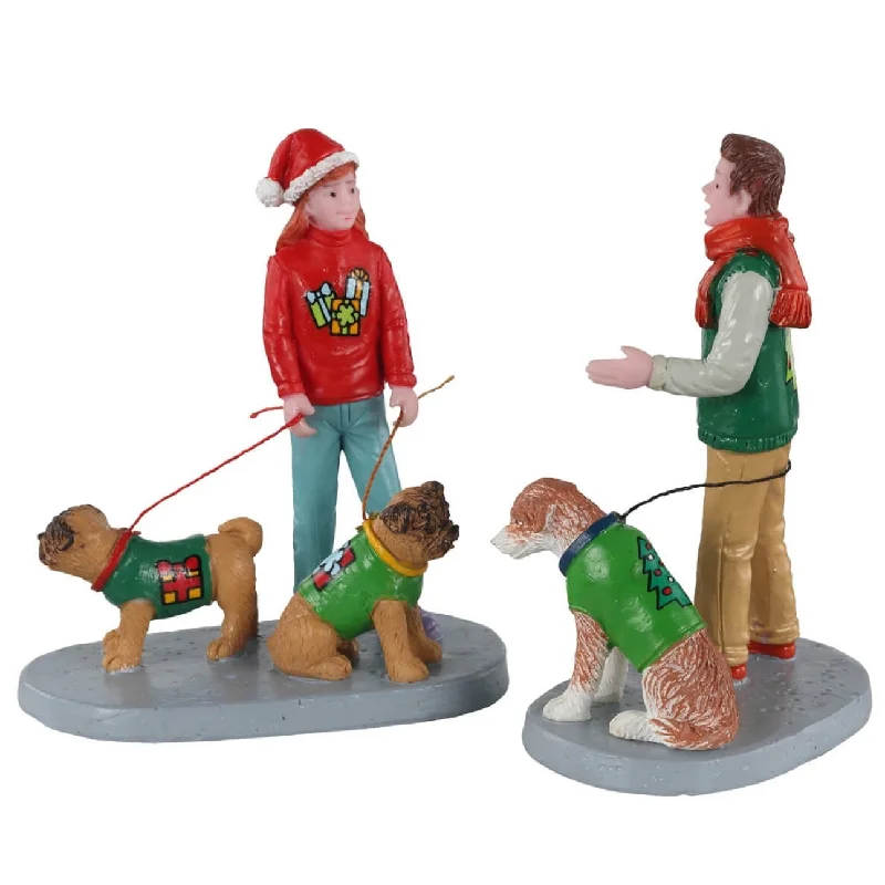 Lemax General Collectible Figurines: Festive Friends, Set of 2 #12019