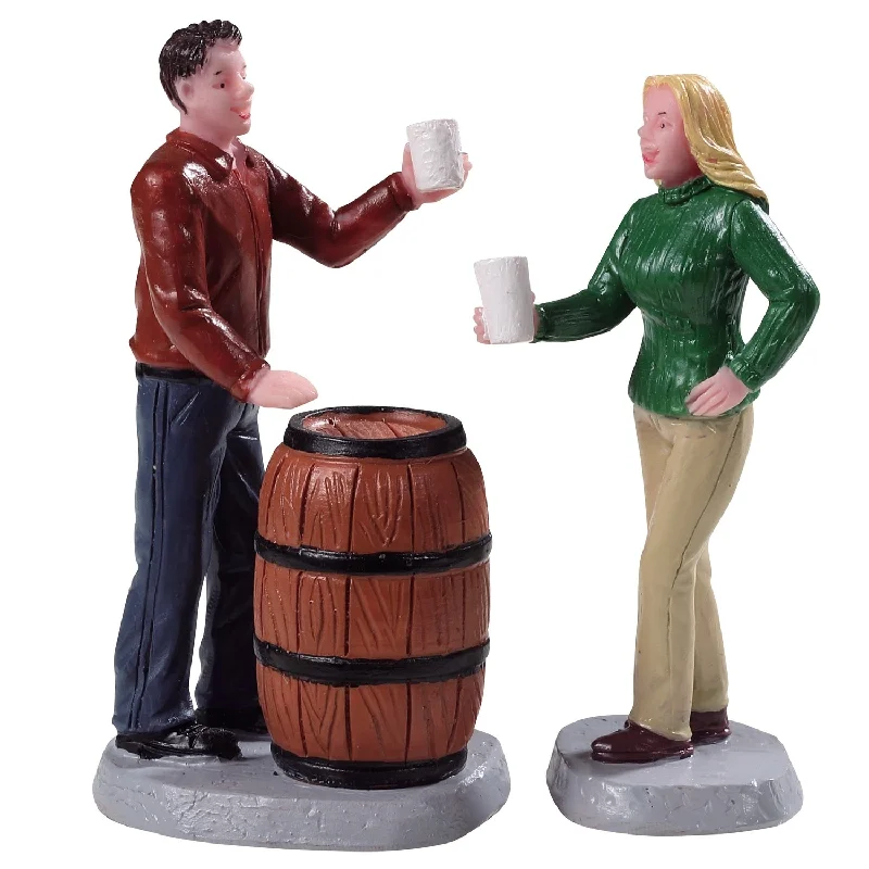 Lemax General Collectible Figurines: "Cheers!", Set of 2 #92769