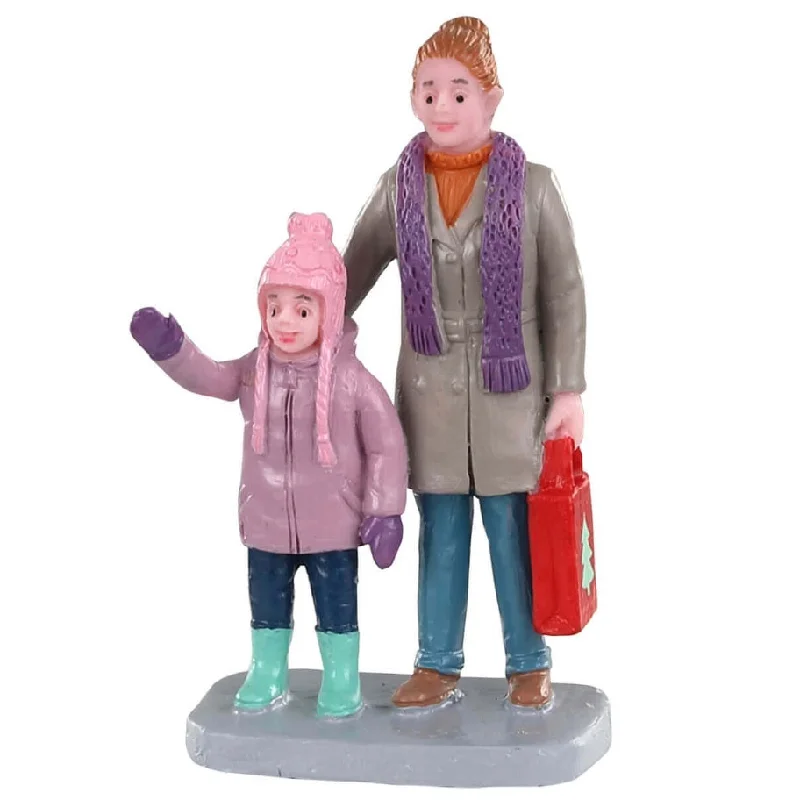 Lemax General Collectibles Figurine: Christmas Market Shoppers #02959