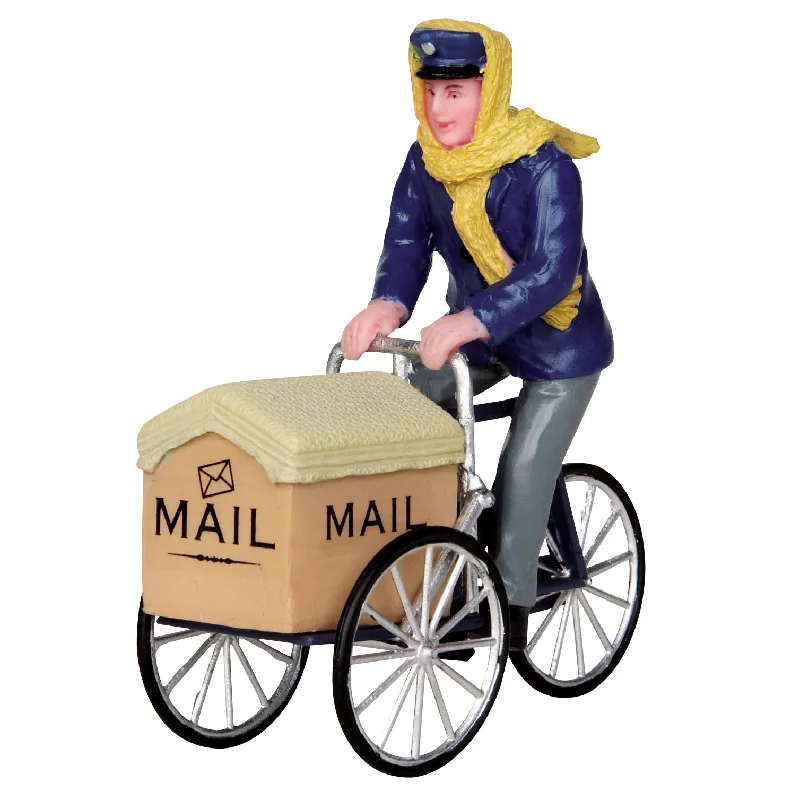 Lemax General Collectibles Figurine: Mail Delivery Cycle #22054