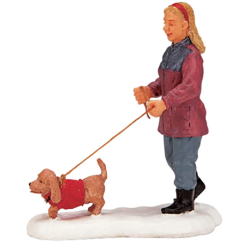 Lemax General Collectibles Figurine: Strolling with Pooch #22568