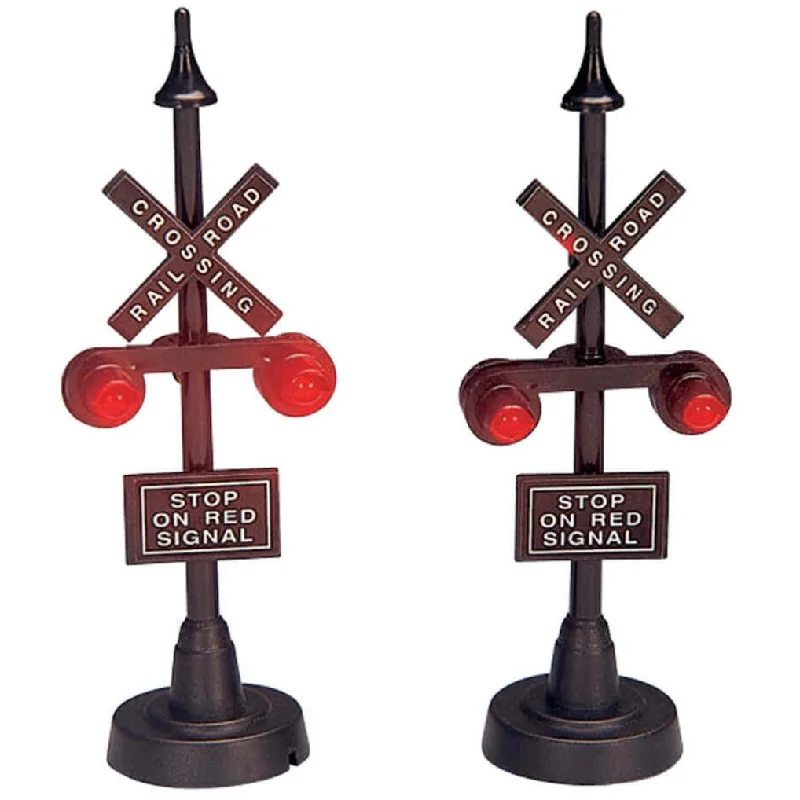 Lemax General Collectibles Accessory: Railway Stop Light, Set of 2 #34954