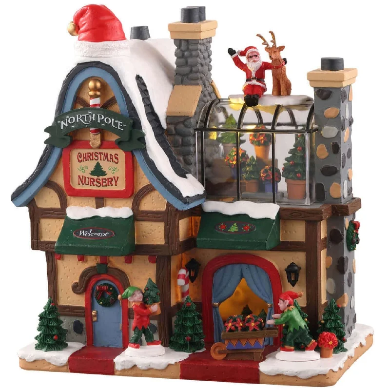 Lemax Santa's Wonderland Lighted Building: North Pole Nursery #05677