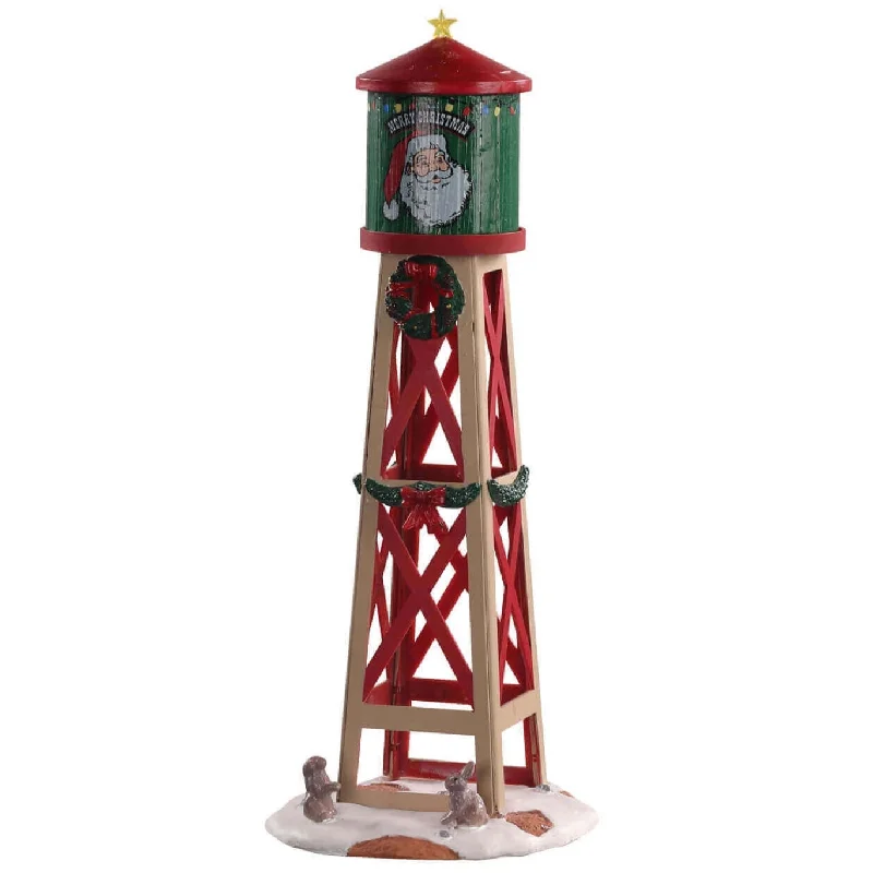 Lemax Santa's Wonderland Table Accent: Rustic Water Tower #03526