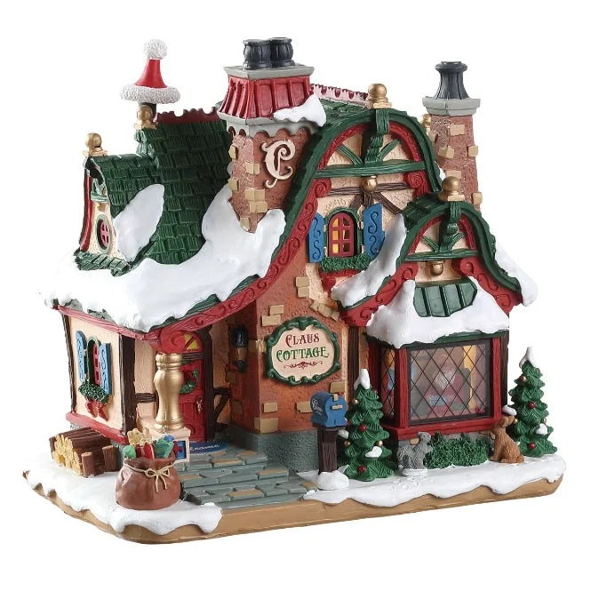 Lemax Santa's Wonderland Lighted Building: The Claus Cottage #75292