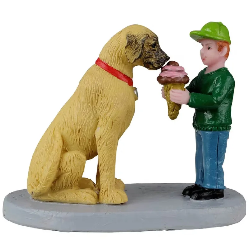 Lemax Vail Village Figurine: Best Friends Share #22122