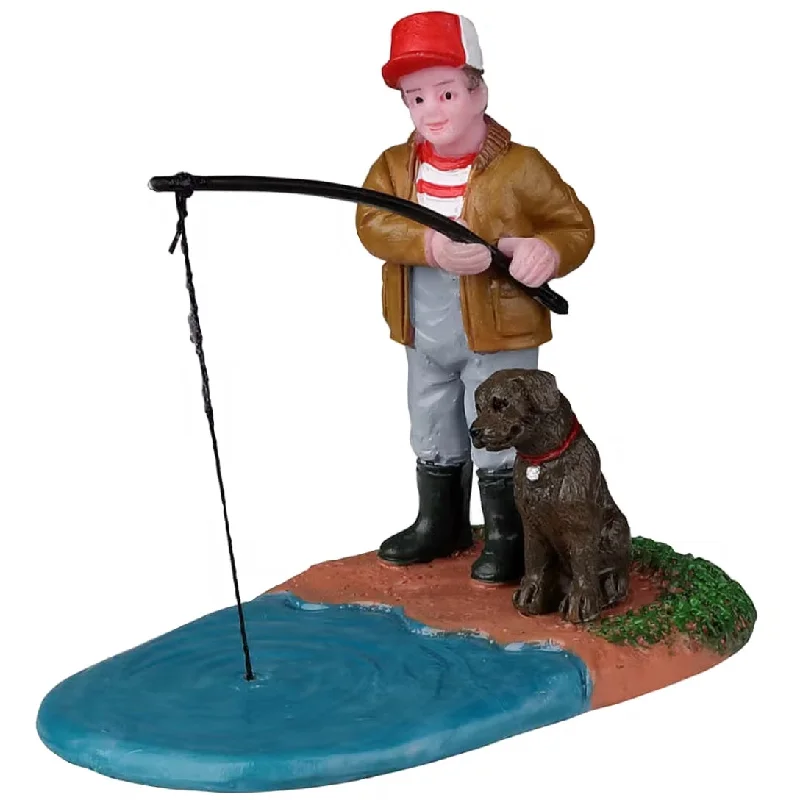 Lemax Vail Village Figurine: Gone Fishin' #22131