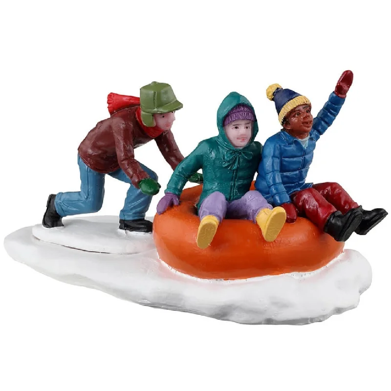 Lemax Vail Village Figurine: Tubing Trio #32205