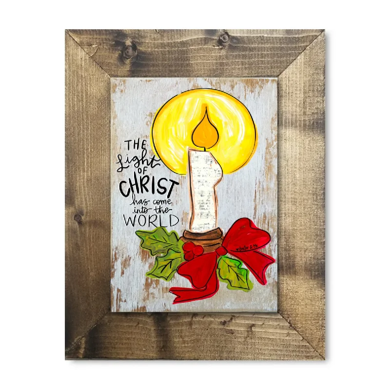 Light of Christ Framed Art