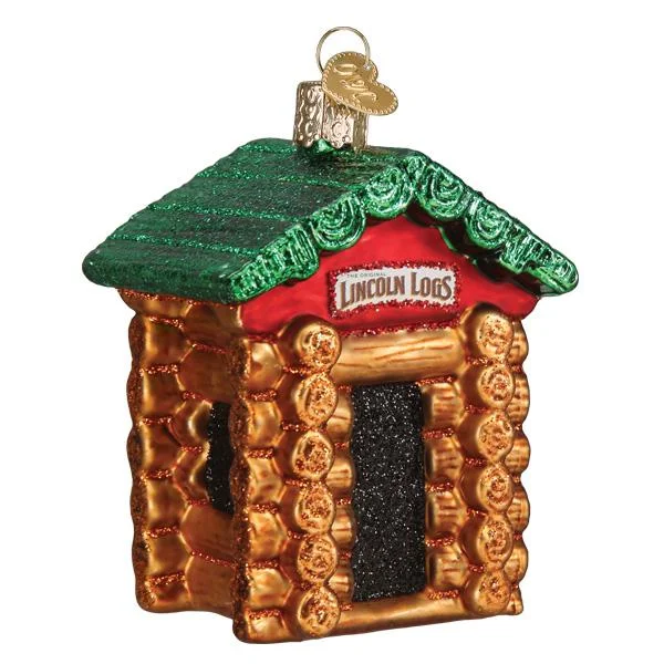 Lincoln Logs Ornament - Old World Christmas