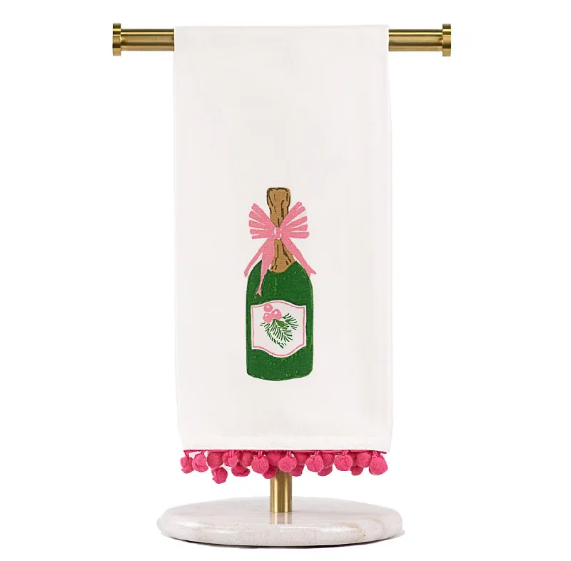 Mistletoe Bubbly Hand Towel