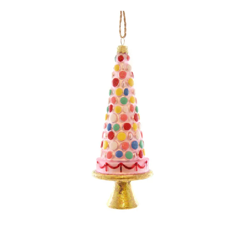 Multi-Colored Macaron Tower Ornament 5.25"