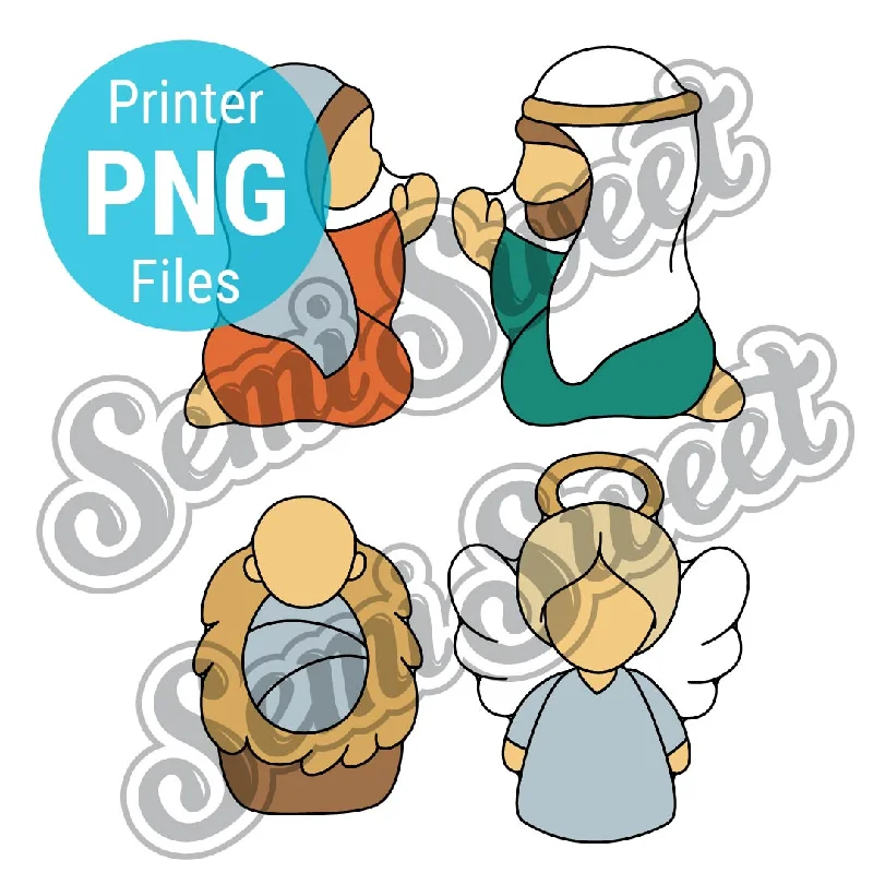 Nativity Set - PNG Images