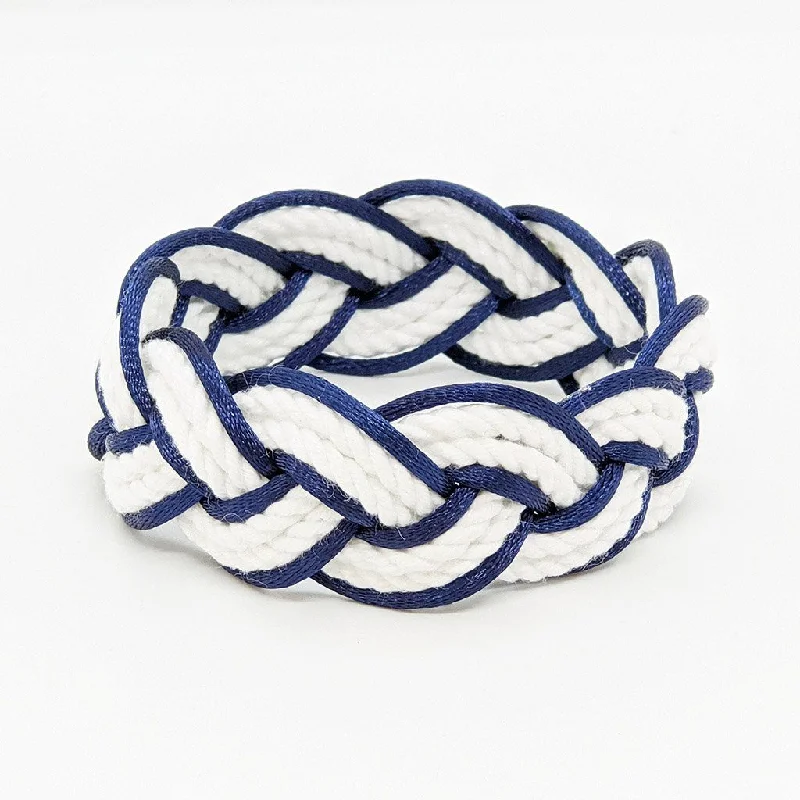 Navy Sailor Bracelet Satin Outline