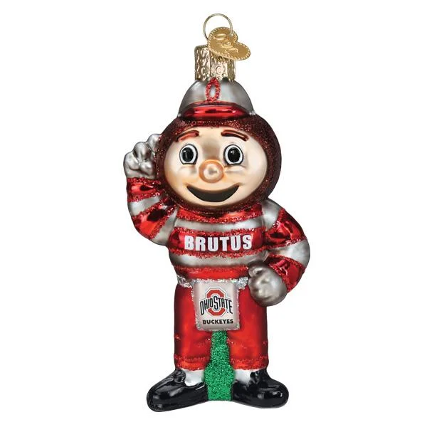 Ohio State Brutus Buckeye Ornament - Old World Christmas