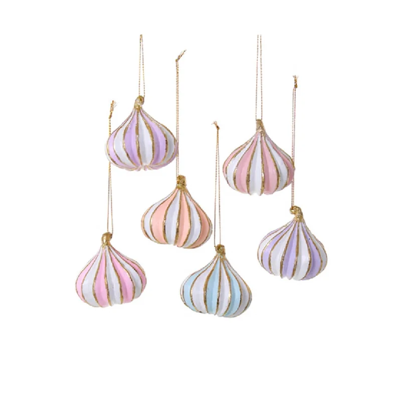 Pastel Meringue Ornament 2"