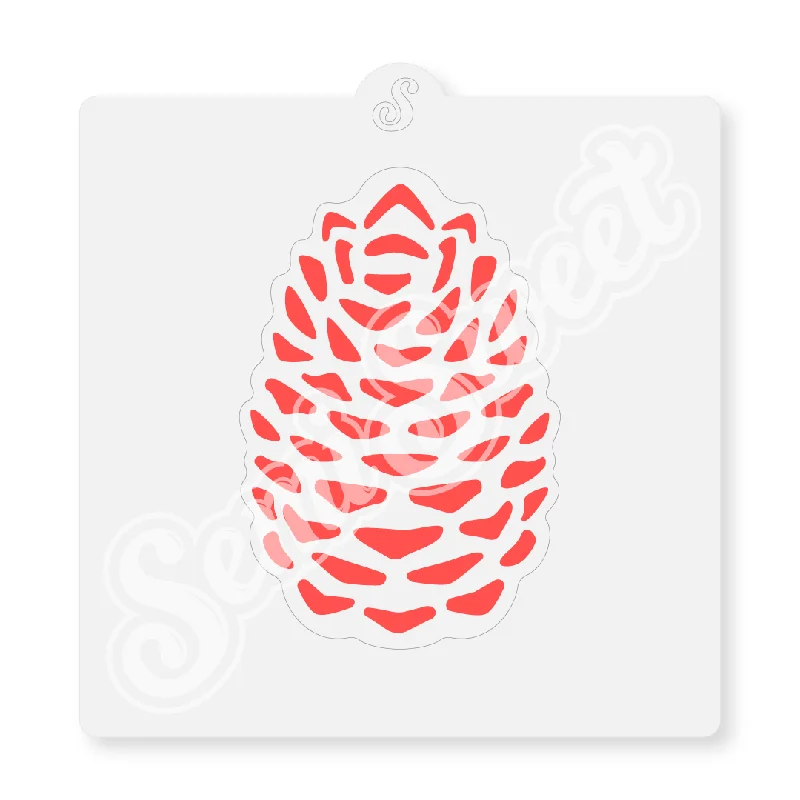 Pine Cone Stencil