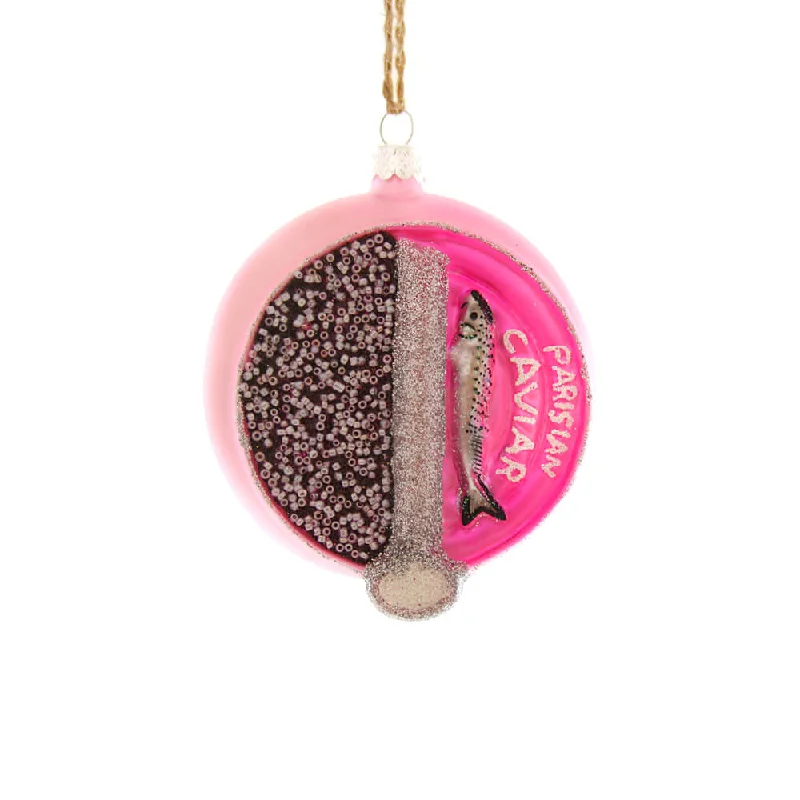 Pink Caviar Ornament 3.75"