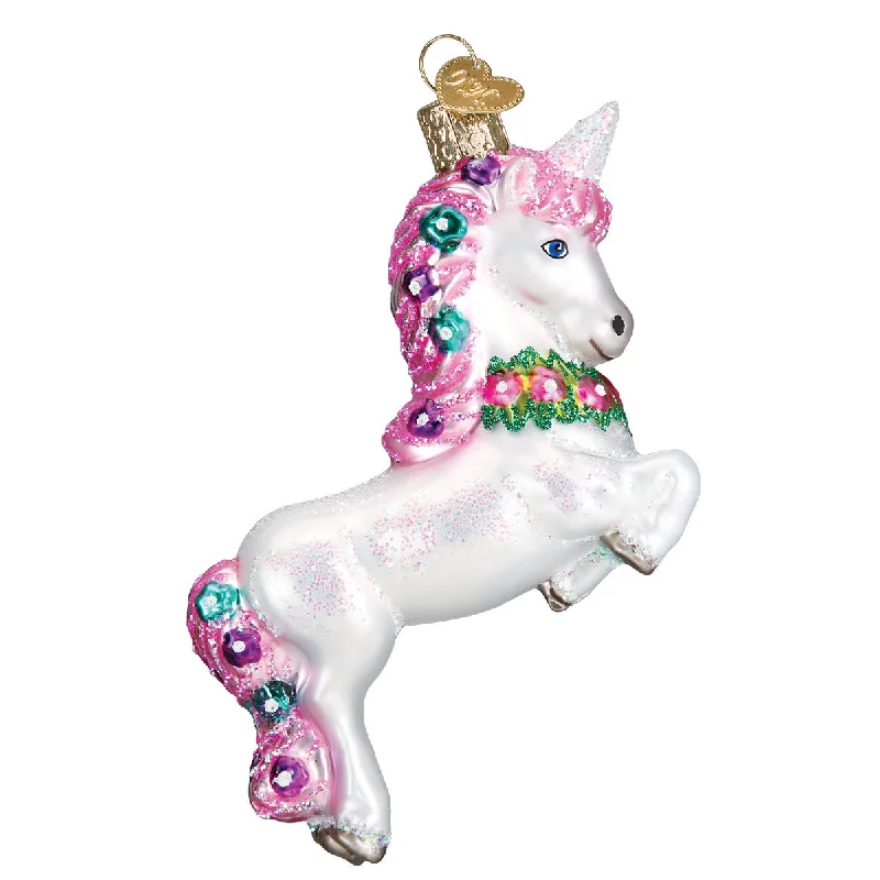 Prancing Unicorn Ornament - Old World Christmas