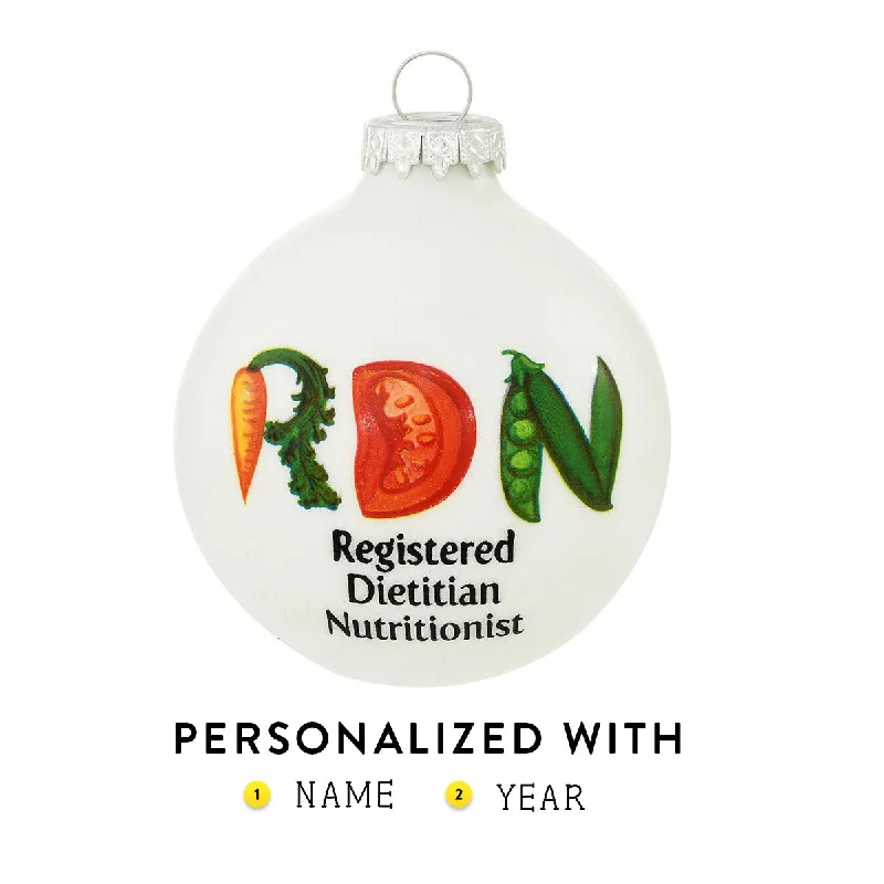 Personalized Registered Dietitian Nutritionist - RDN Ornament