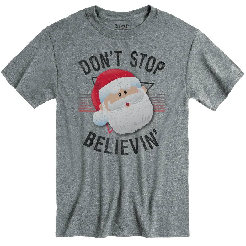 Rudolph the Red-Nosed Reindeer® Santa Grey Adult Tee